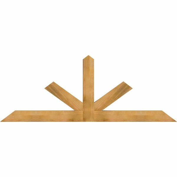 Saratoga Rough Sawn Timber Gable Bracket, Western Red Cedar, 96